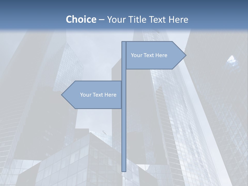 Grey Bank Success PowerPoint Template