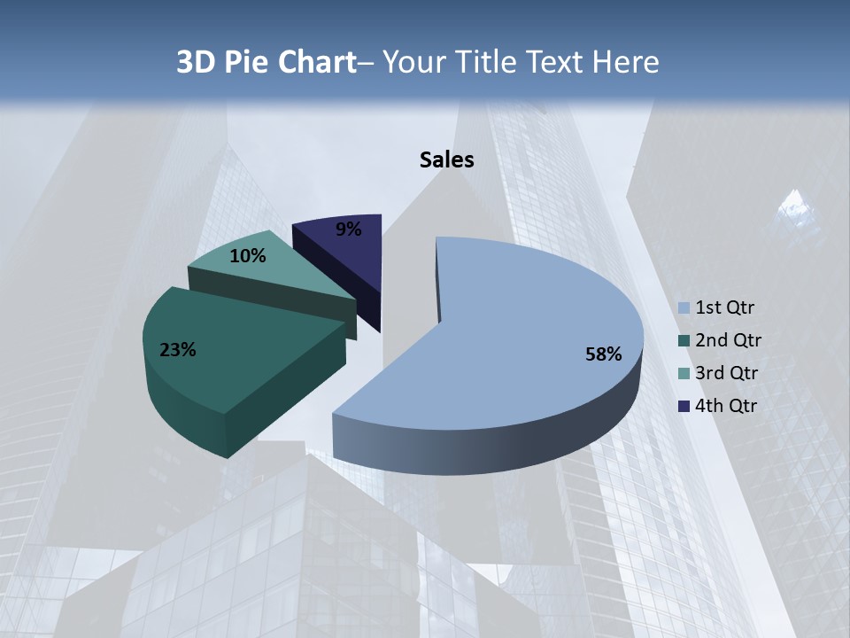 Grey Bank Success PowerPoint Template
