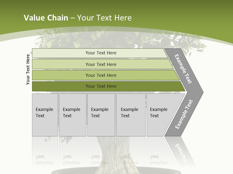 Colour Nobody Bush PowerPoint Template