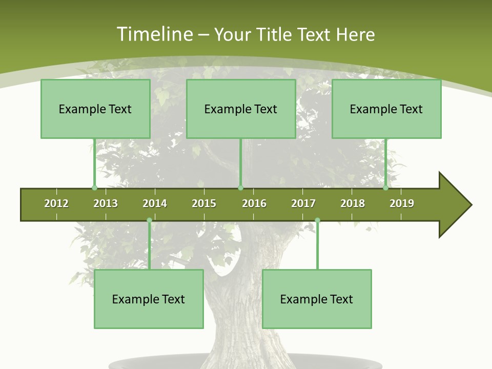 Colour Nobody Bush PowerPoint Template