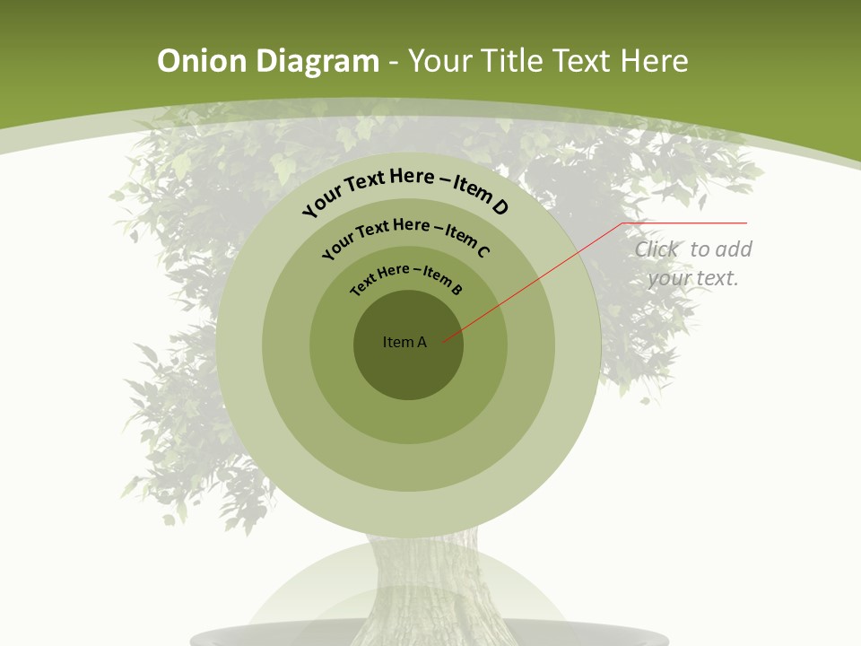 Colour Nobody Bush PowerPoint Template