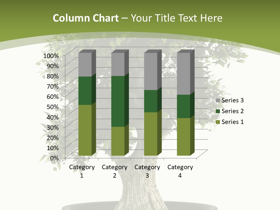 Colour Nobody Bush PowerPoint Template
