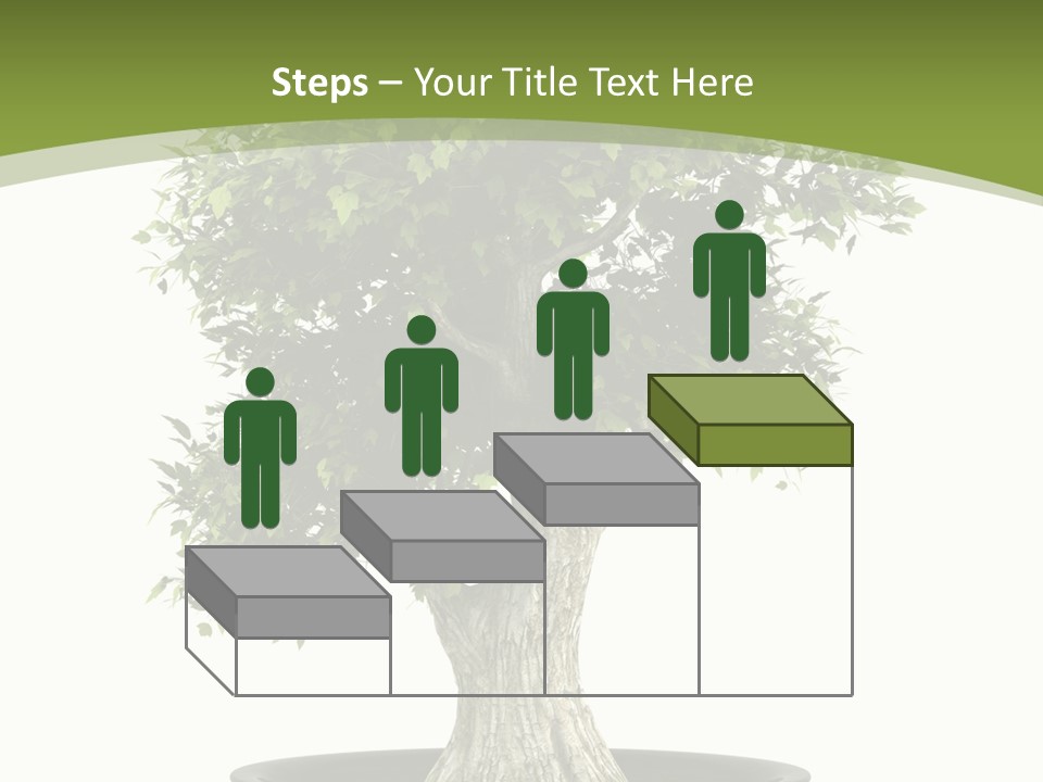 Colour Nobody Bush PowerPoint Template