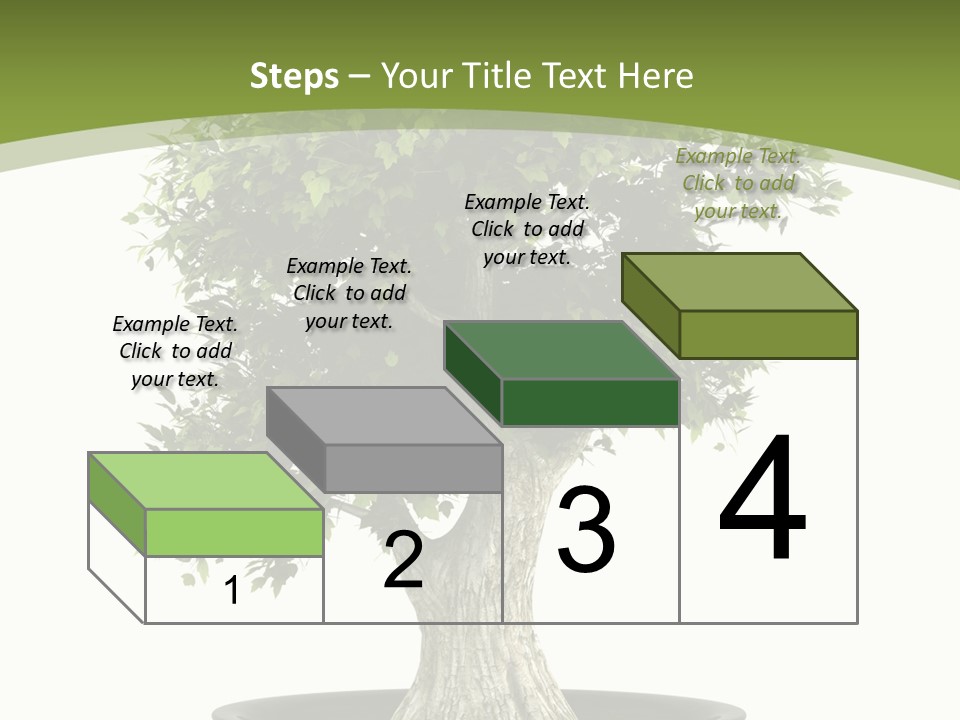 Colour Nobody Bush PowerPoint Template