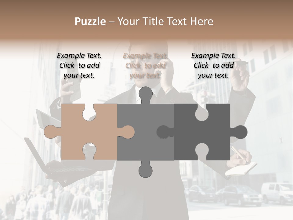 Stress Notebook Office PowerPoint Template