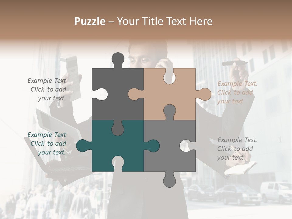 Stress Notebook Office PowerPoint Template