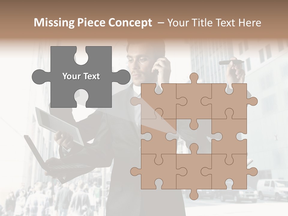 Stress Notebook Office PowerPoint Template