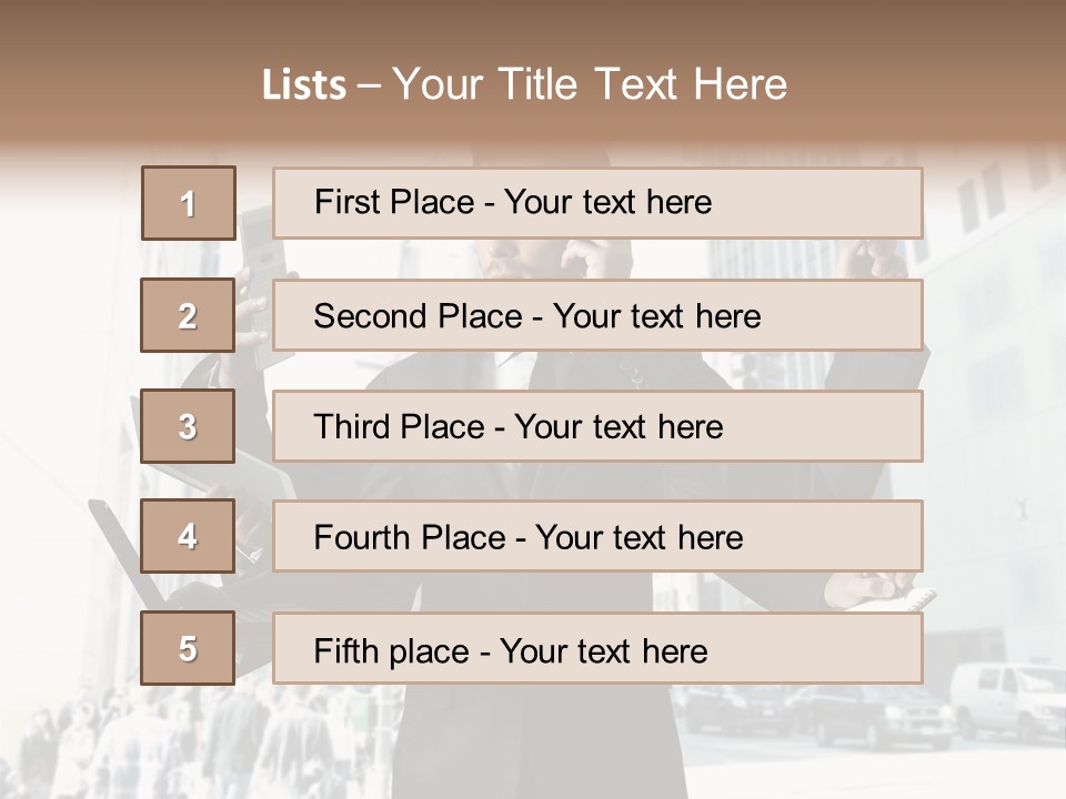 Stress Notebook Office PowerPoint Template