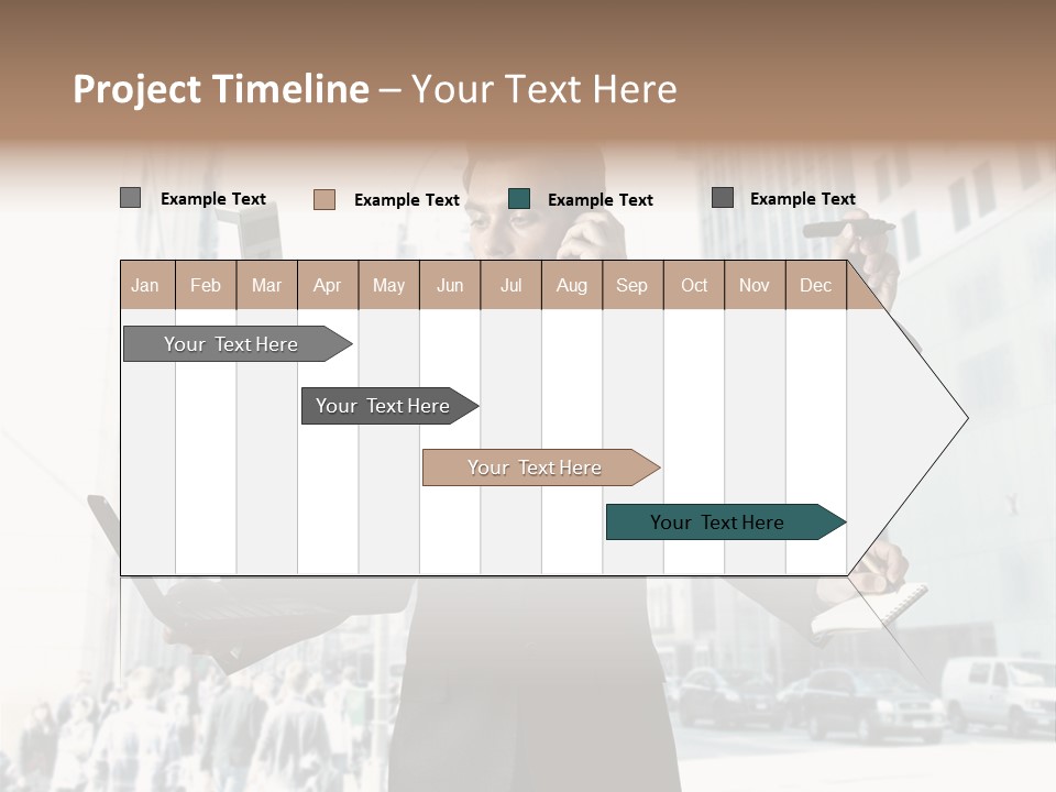 Stress Notebook Office PowerPoint Template