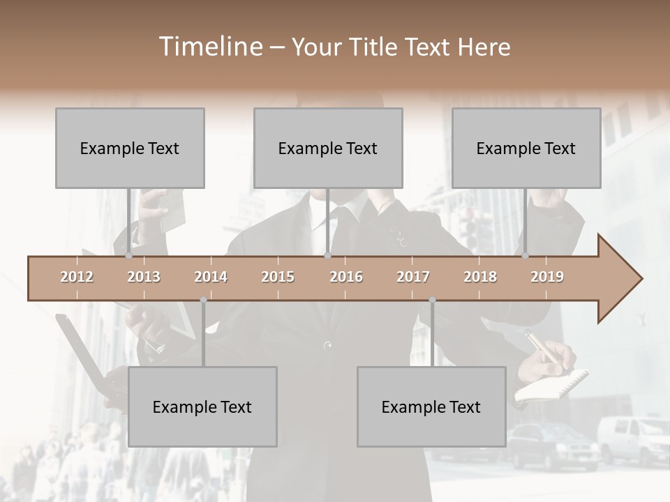 Stress Notebook Office PowerPoint Template