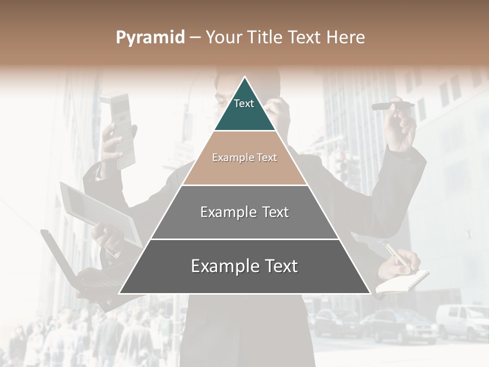 Stress Notebook Office PowerPoint Template