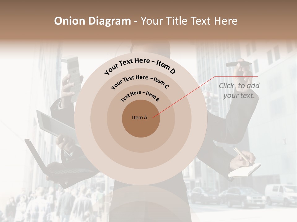 Stress Notebook Office PowerPoint Template
