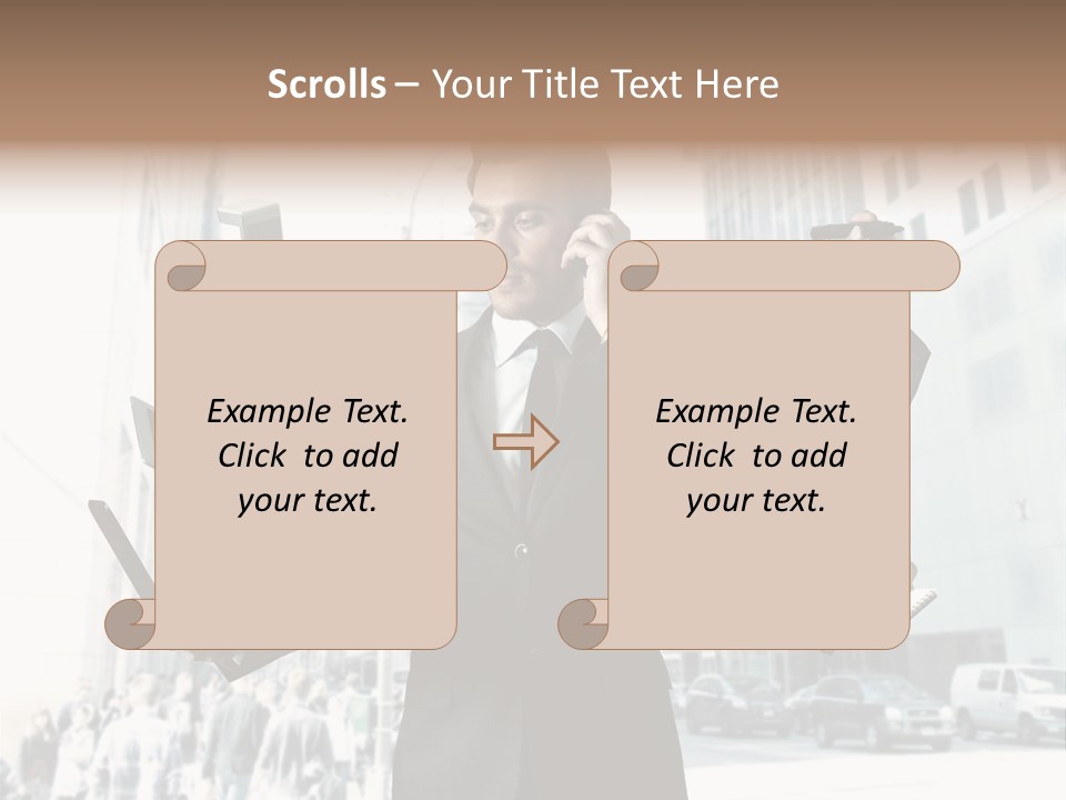 Stress Notebook Office PowerPoint Template