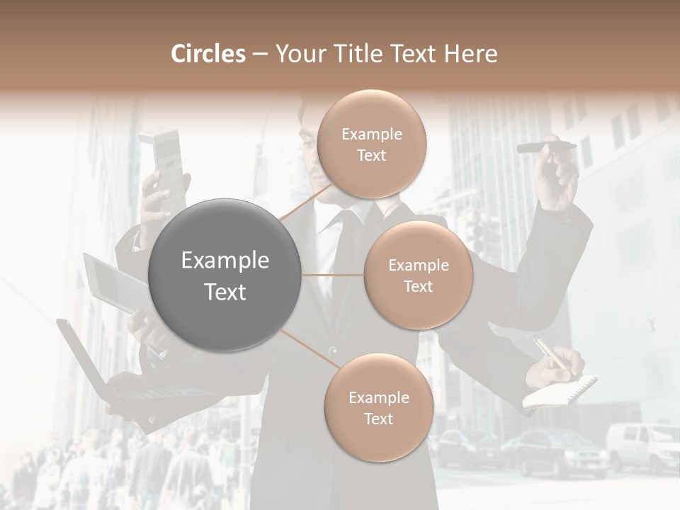 Stress Notebook Office PowerPoint Template