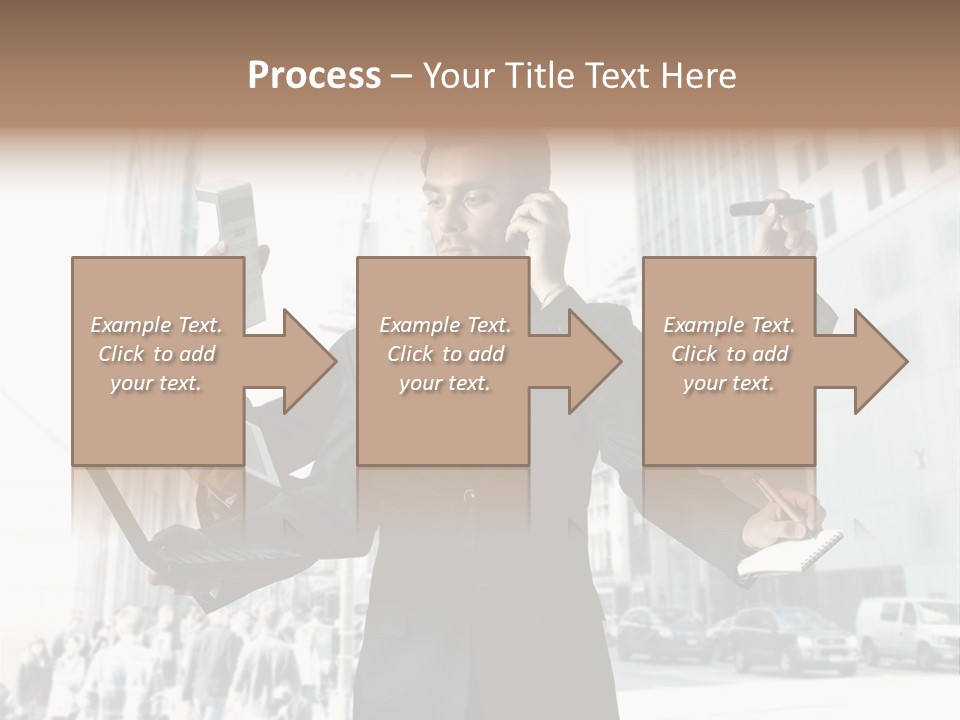 Stress Notebook Office PowerPoint Template