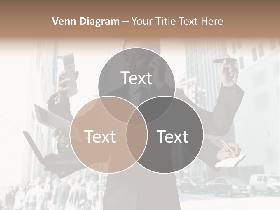 Stress Notebook Office PowerPoint Template