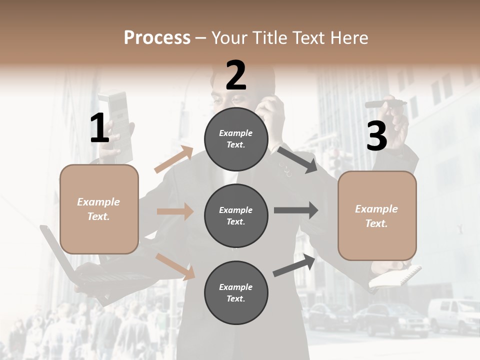 Stress Notebook Office PowerPoint Template