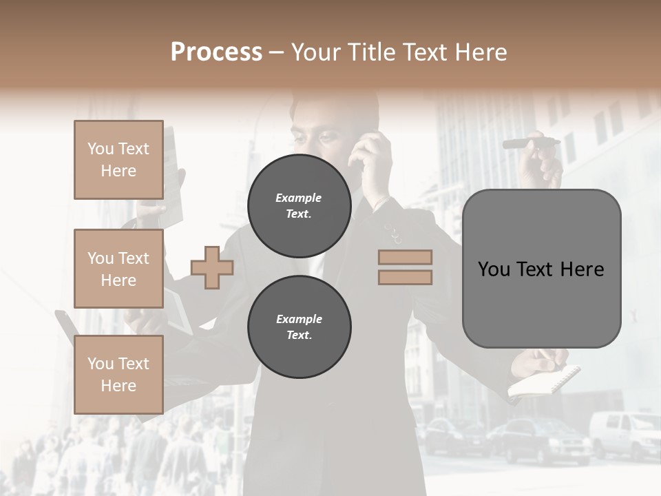 Stress Notebook Office PowerPoint Template