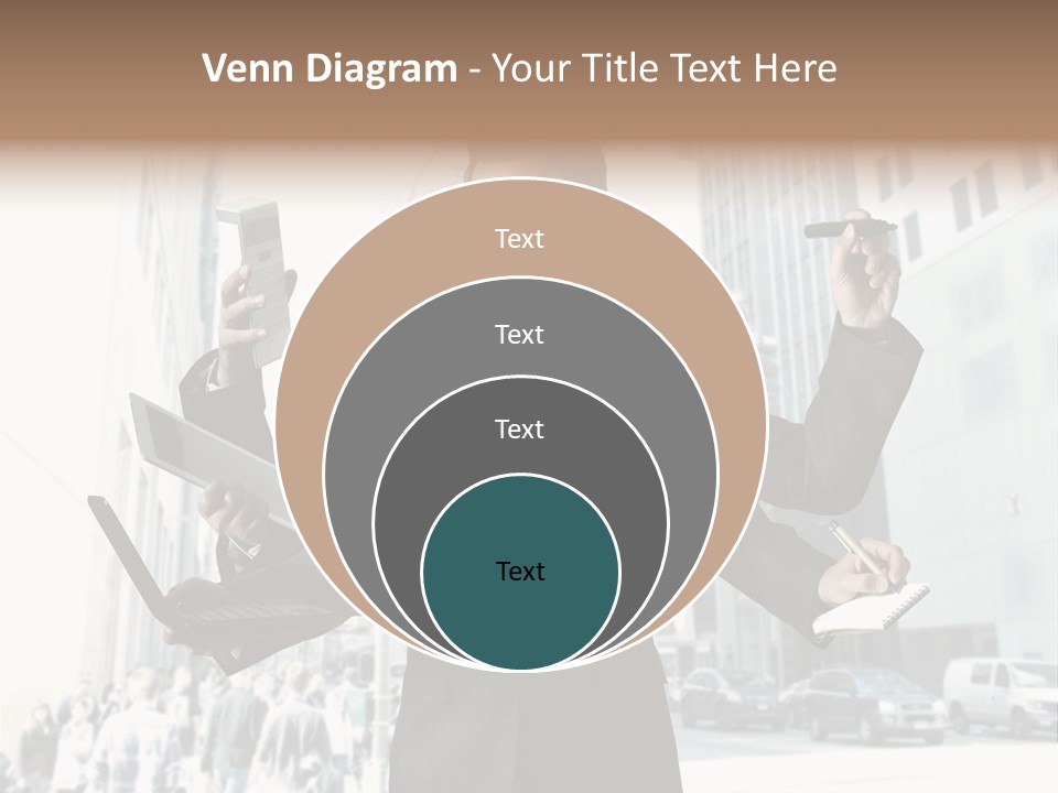 Stress Notebook Office PowerPoint Template