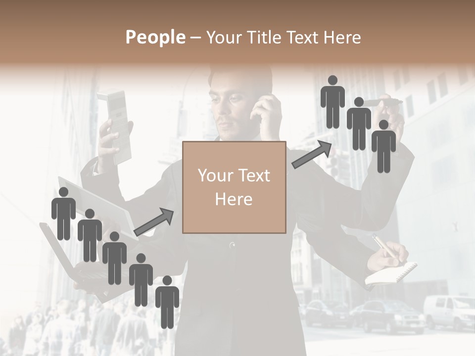 Stress Notebook Office PowerPoint Template