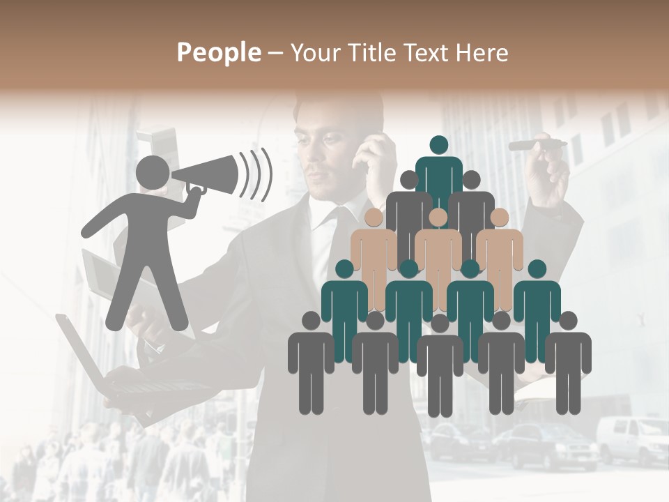 Stress Notebook Office PowerPoint Template