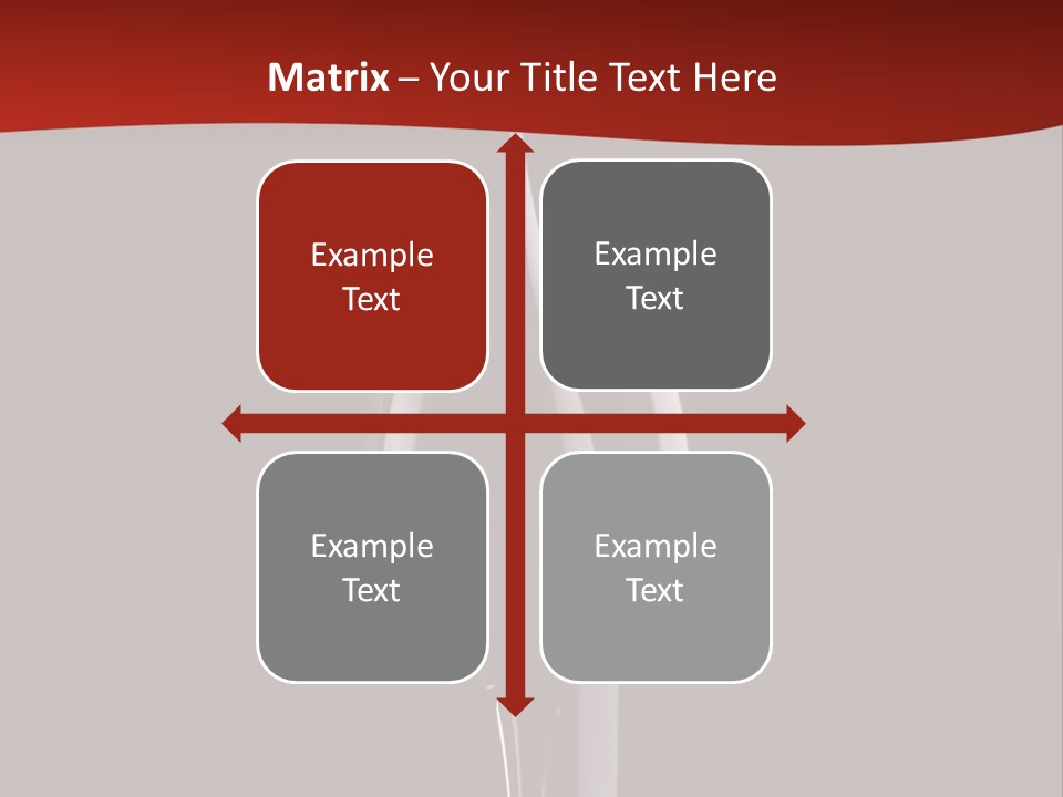 Dinner Rose Drink PowerPoint Template