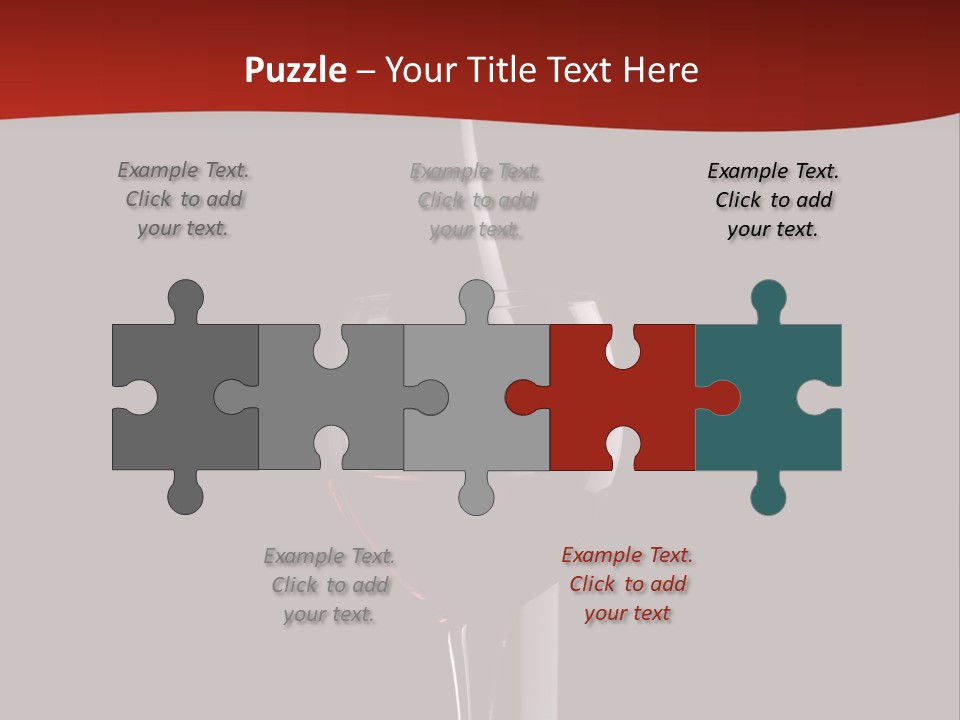 Dinner Rose Drink PowerPoint Template