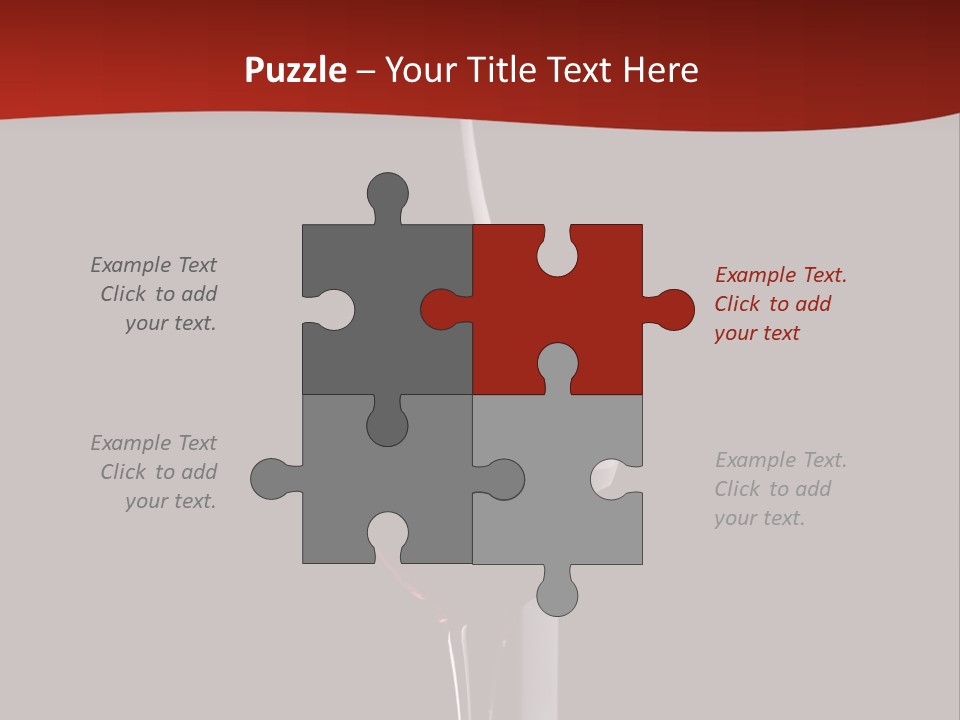 Dinner Rose Drink PowerPoint Template