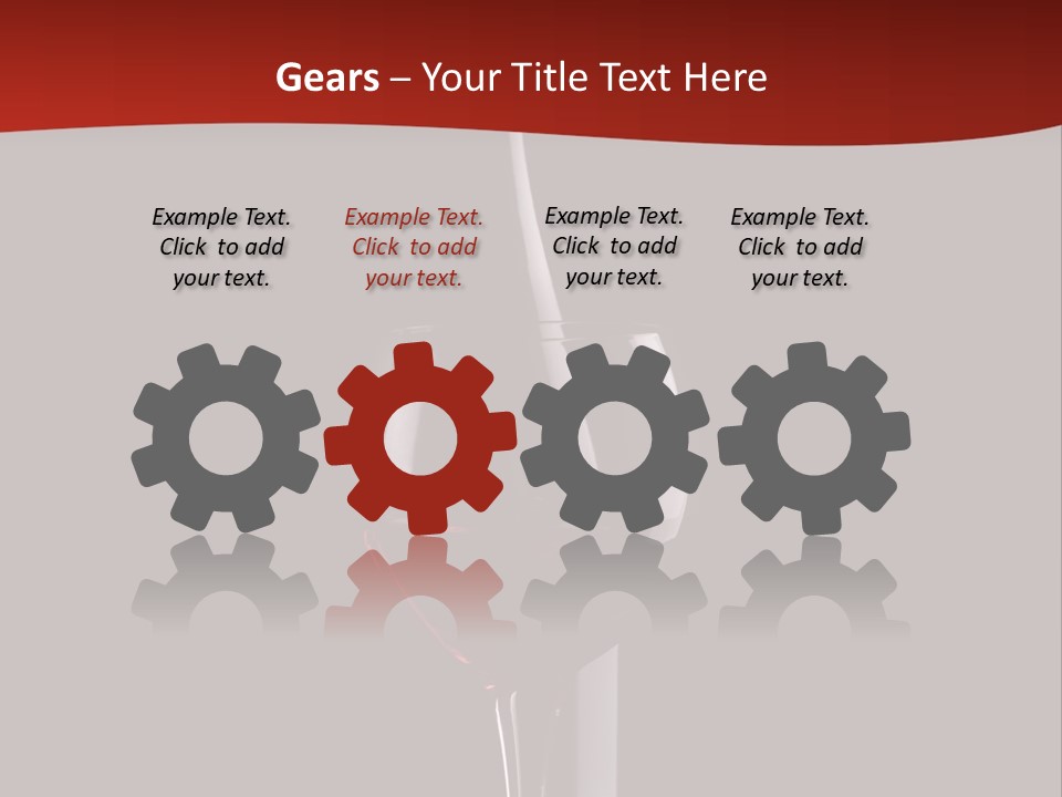 Dinner Rose Drink PowerPoint Template