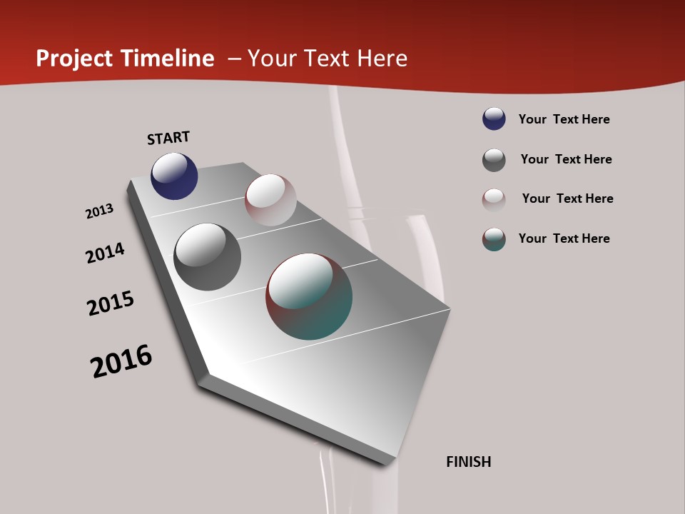 Dinner Rose Drink PowerPoint Template