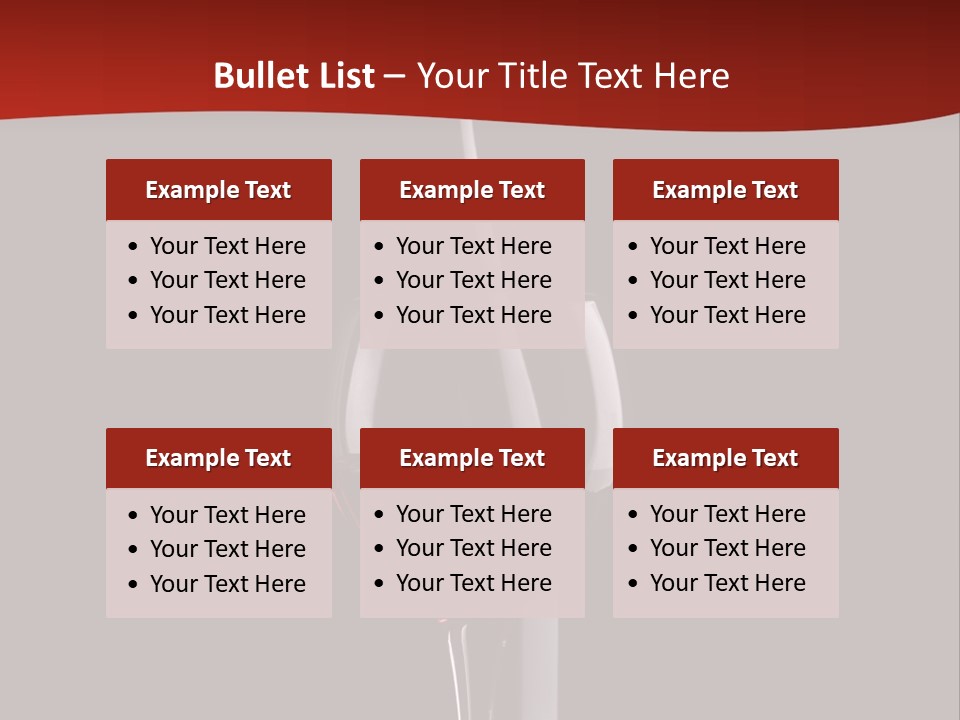 Dinner Rose Drink PowerPoint Template