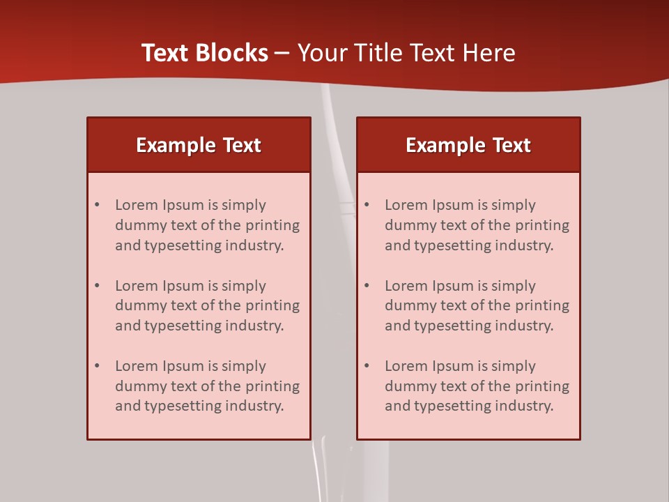 Dinner Rose Drink PowerPoint Template