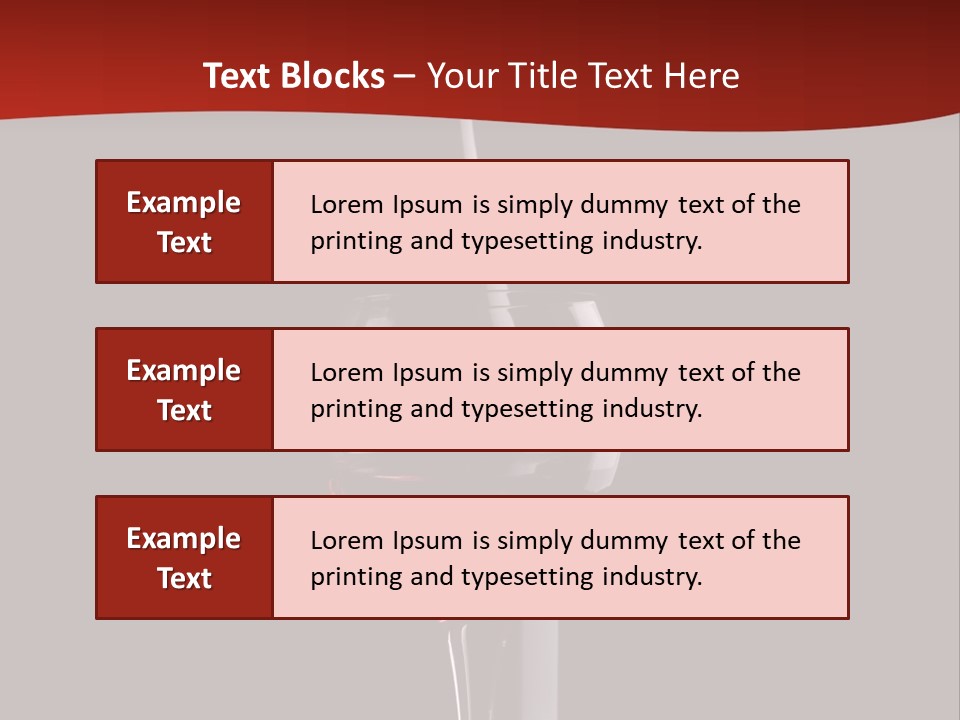 Dinner Rose Drink PowerPoint Template