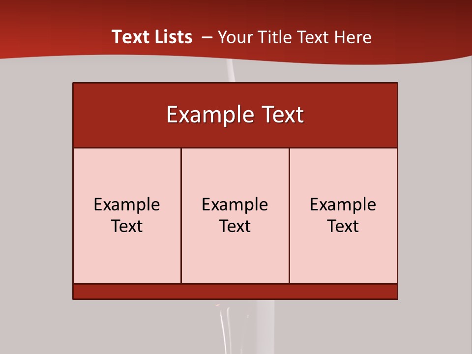 Dinner Rose Drink PowerPoint Template