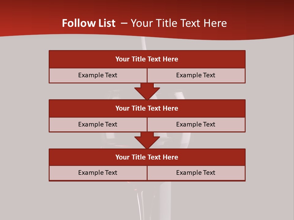 Dinner Rose Drink PowerPoint Template