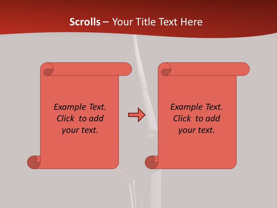 Dinner Rose Drink PowerPoint Template