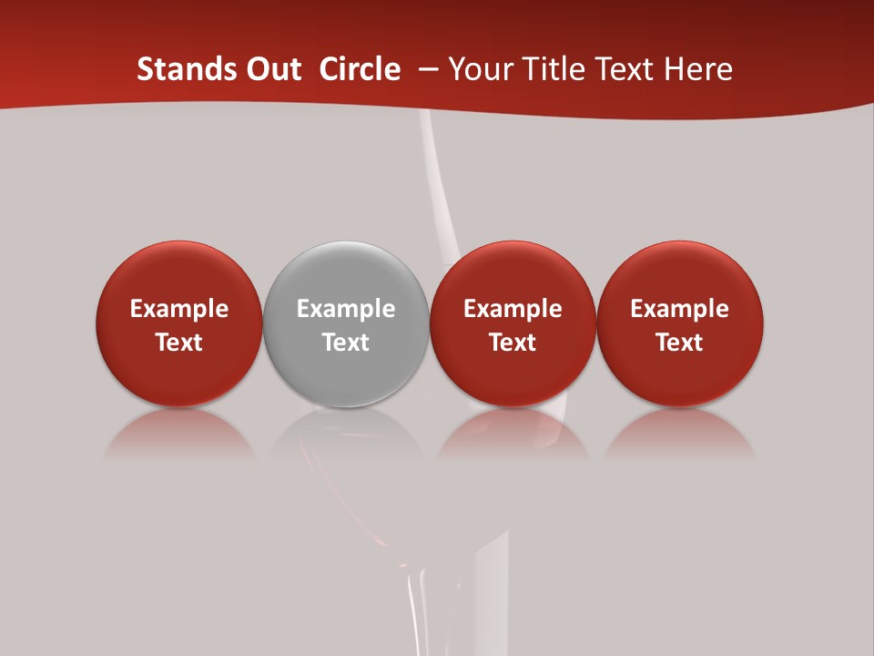 Dinner Rose Drink PowerPoint Template