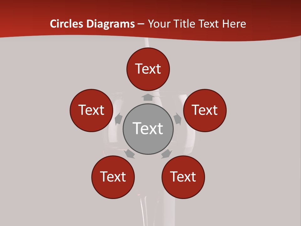 Dinner Rose Drink PowerPoint Template