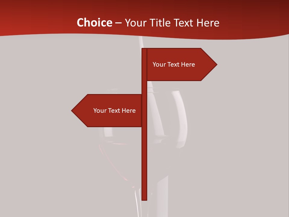 Dinner Rose Drink PowerPoint Template