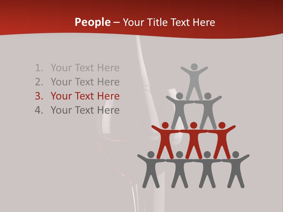 Dinner Rose Drink PowerPoint Template