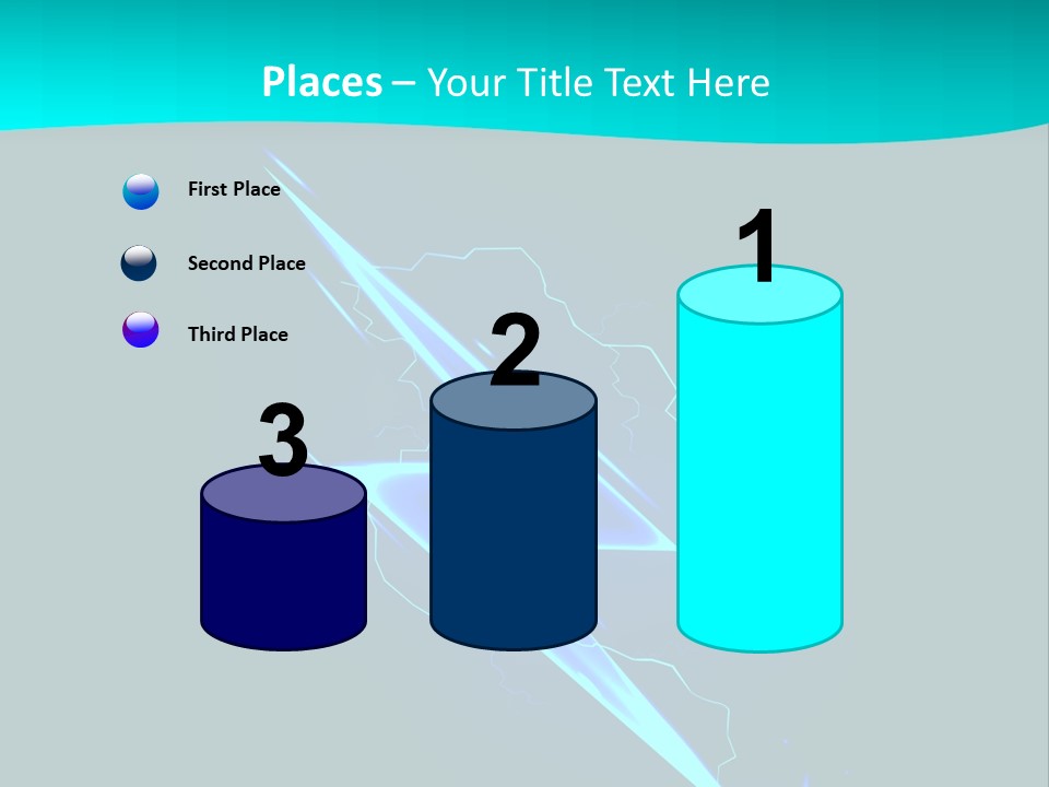 Light Effect Thunderbolt PowerPoint Template