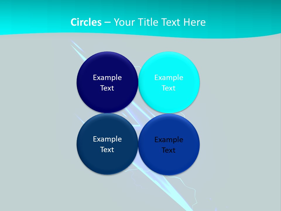 Light Effect Thunderbolt PowerPoint Template