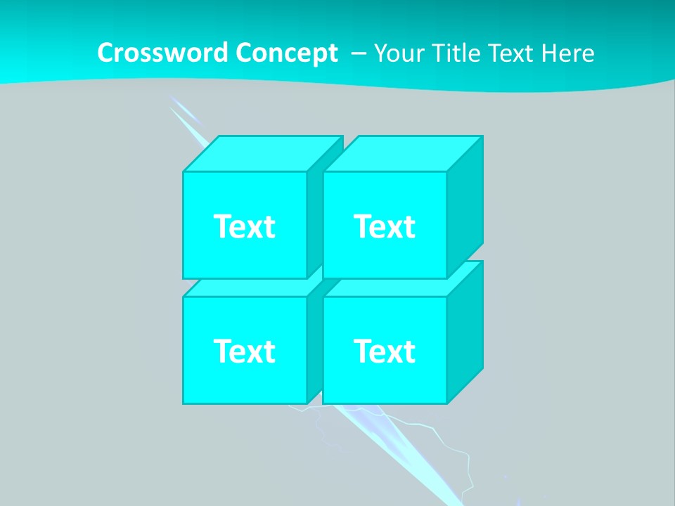 Light Effect Thunderbolt PowerPoint Template