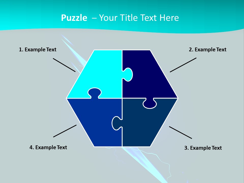 Light Effect Thunderbolt PowerPoint Template