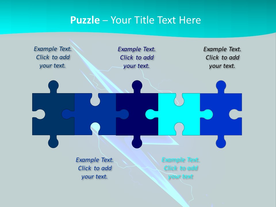 Light Effect Thunderbolt PowerPoint Template