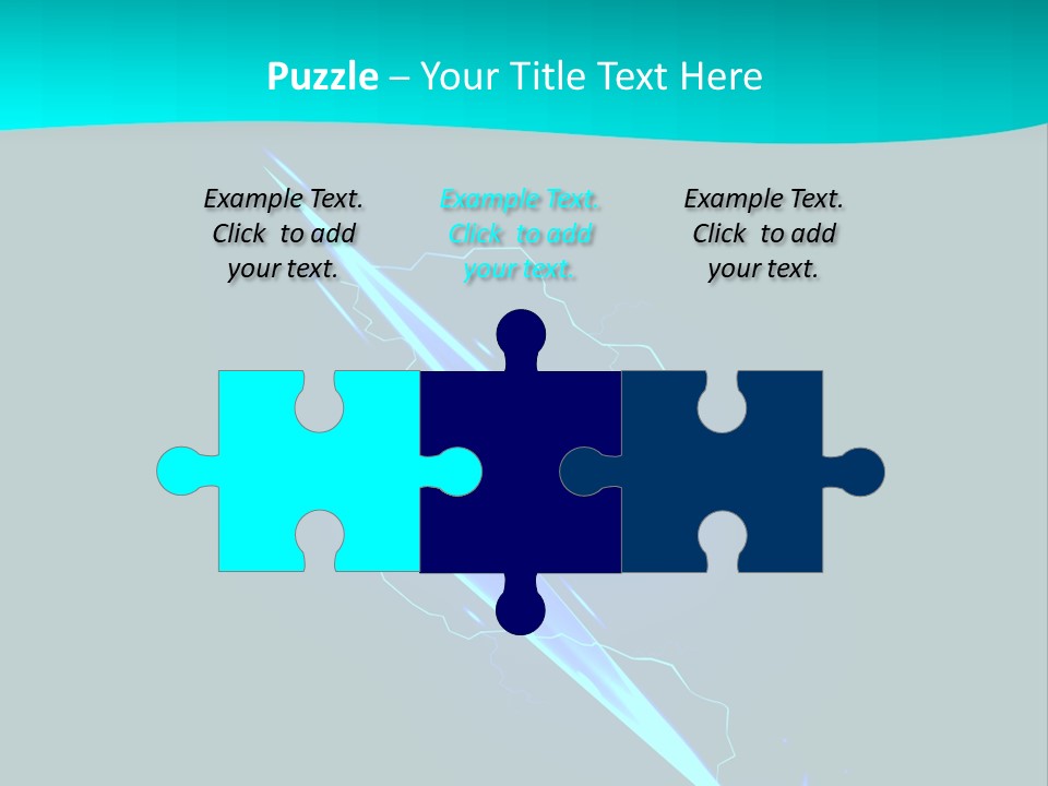 Light Effect Thunderbolt PowerPoint Template