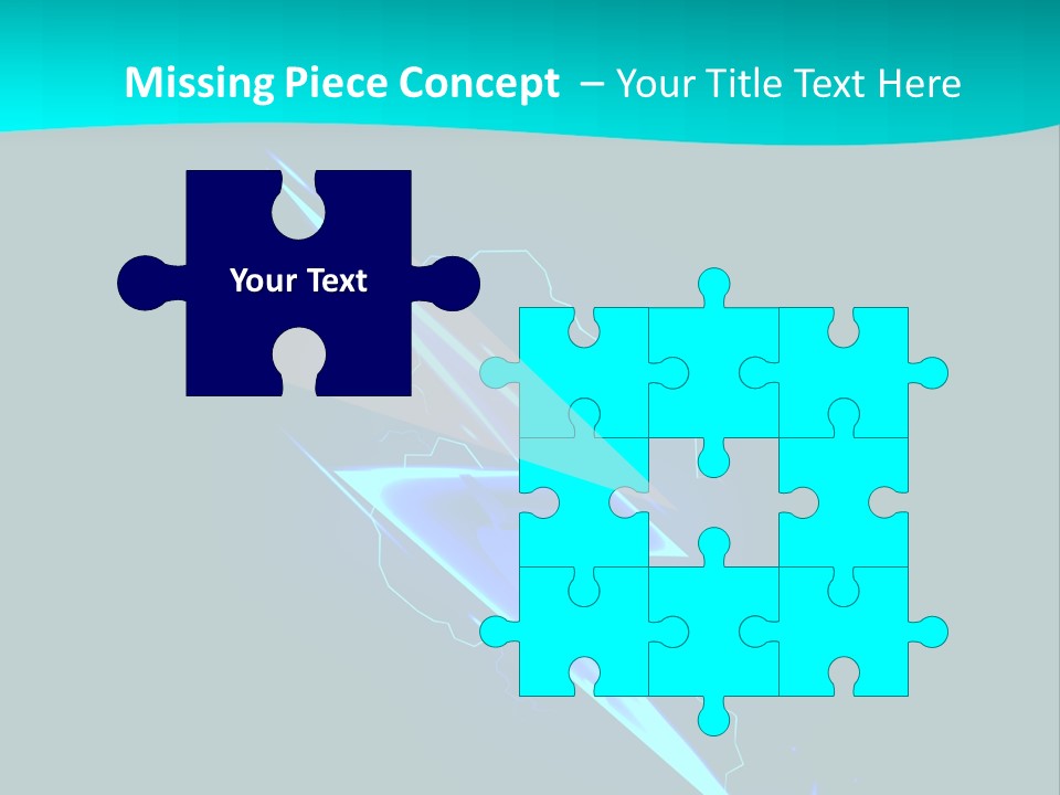 Light Effect Thunderbolt PowerPoint Template