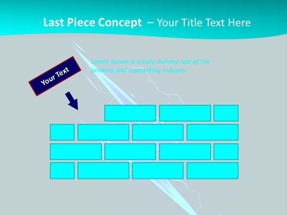 Light Effect Thunderbolt PowerPoint Template