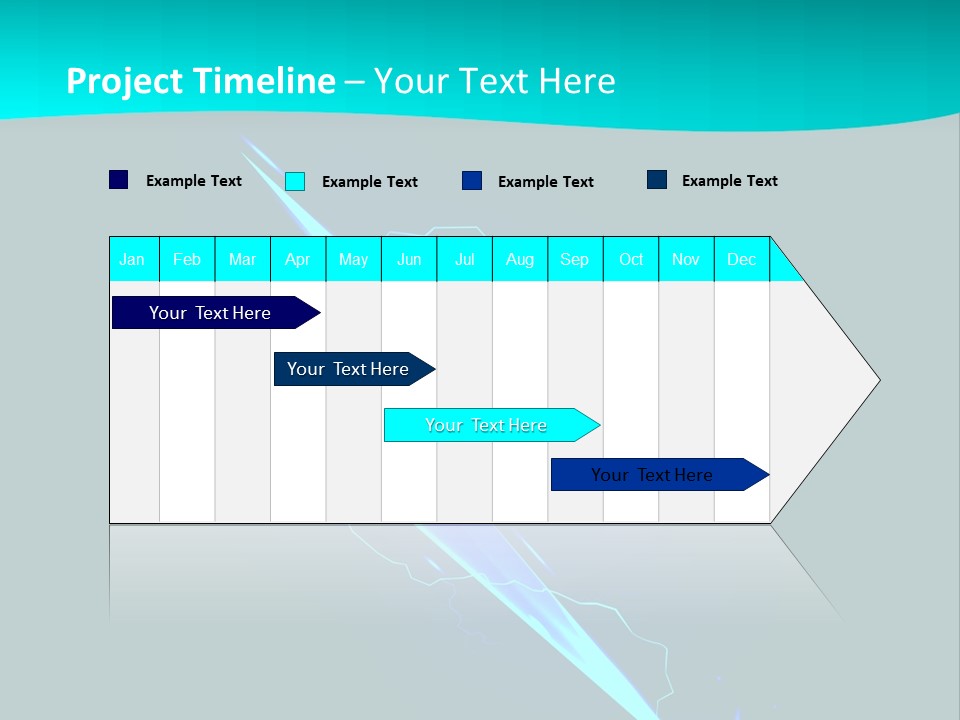 Light Effect Thunderbolt PowerPoint Template