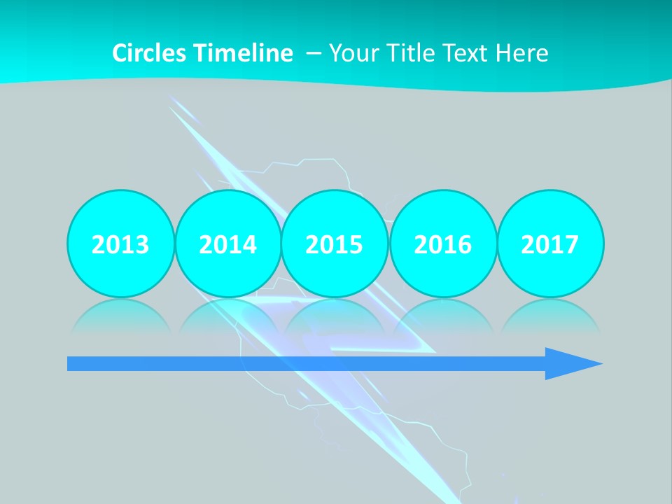 Light Effect Thunderbolt PowerPoint Template